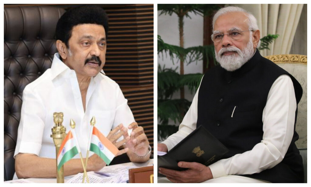 MK Stalin - Narendra Modi